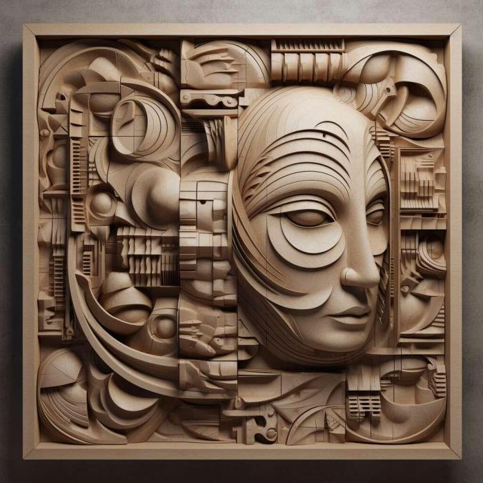 نموذج ثلاثي الأبعاد لآلة CNC 3D Art 